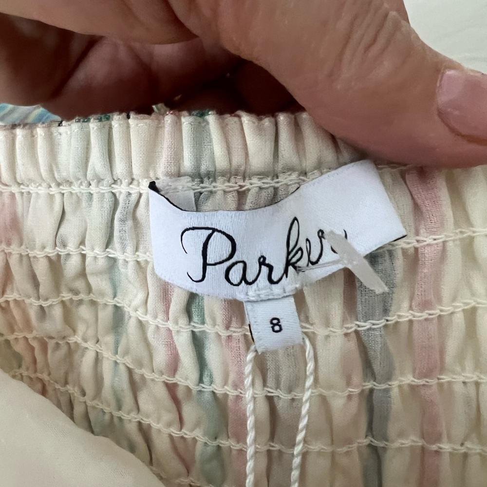 Parker Multicolor Strapless Jumpsuit - Picture 14 of 16